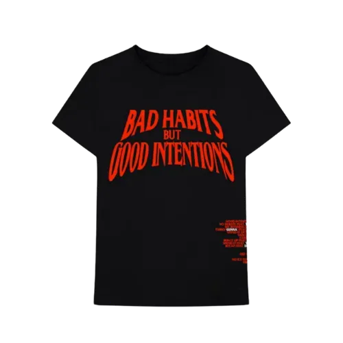 Nav x Vlone Camiseta Bad Habits Black