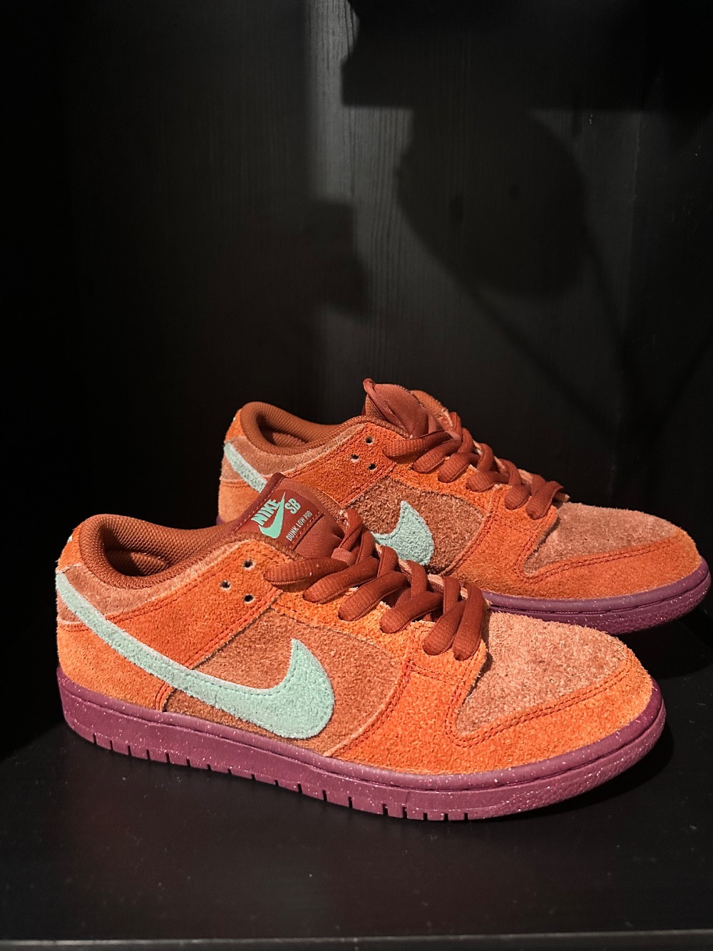 Nike SB Dunk Low Pro Mystic Red and Rosewood — 38, Usado