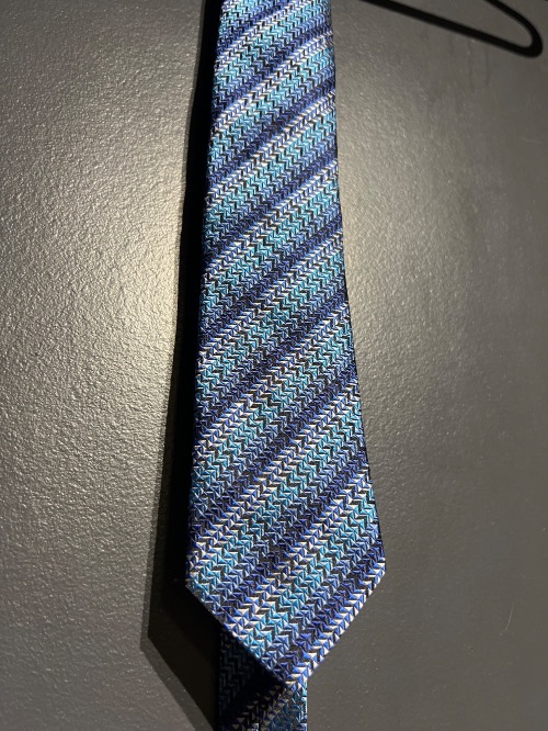 Missoni Gravata com motivo chevron