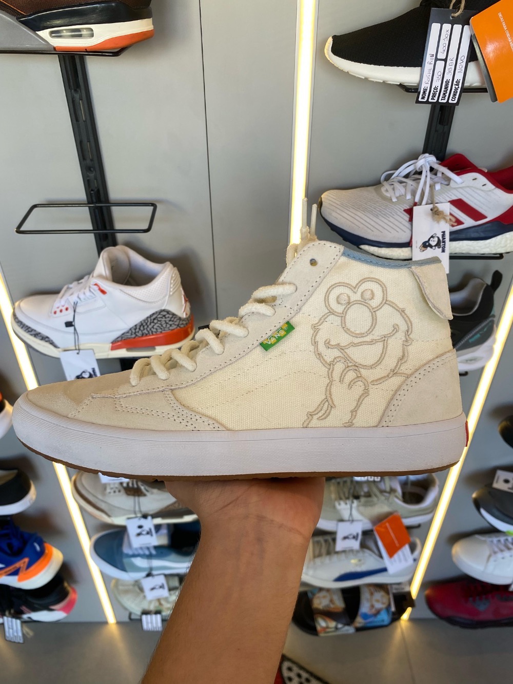 Sesame Street x Vans Sk8-Hi The Lizzie White