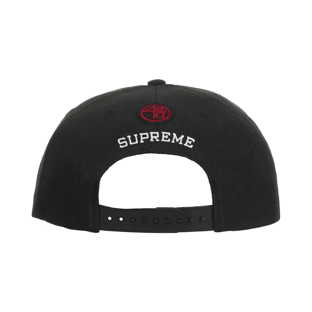 Boné Supreme 40 Acres Clockers 6-Panel Black - Droper