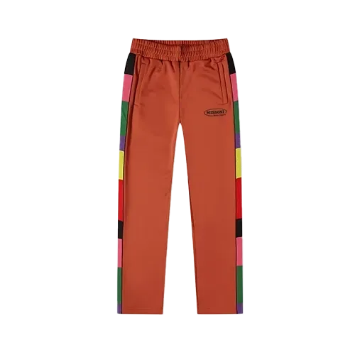Calça Palm Angels x Missoni Track Pants Brick Red