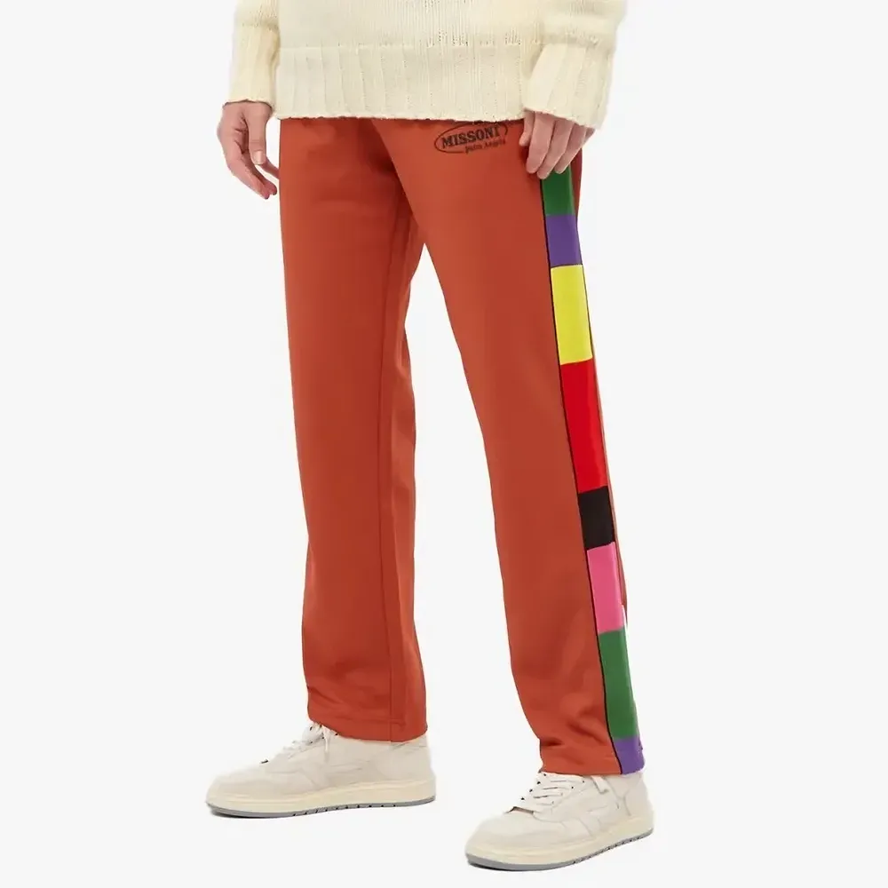 Calça Palm Angels x Missoni Track Pants Brick Red foto 1