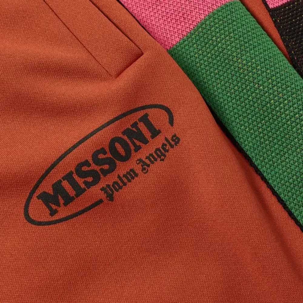 Calça Palm Angels x Missoni Track Pants Brick Red foto 2