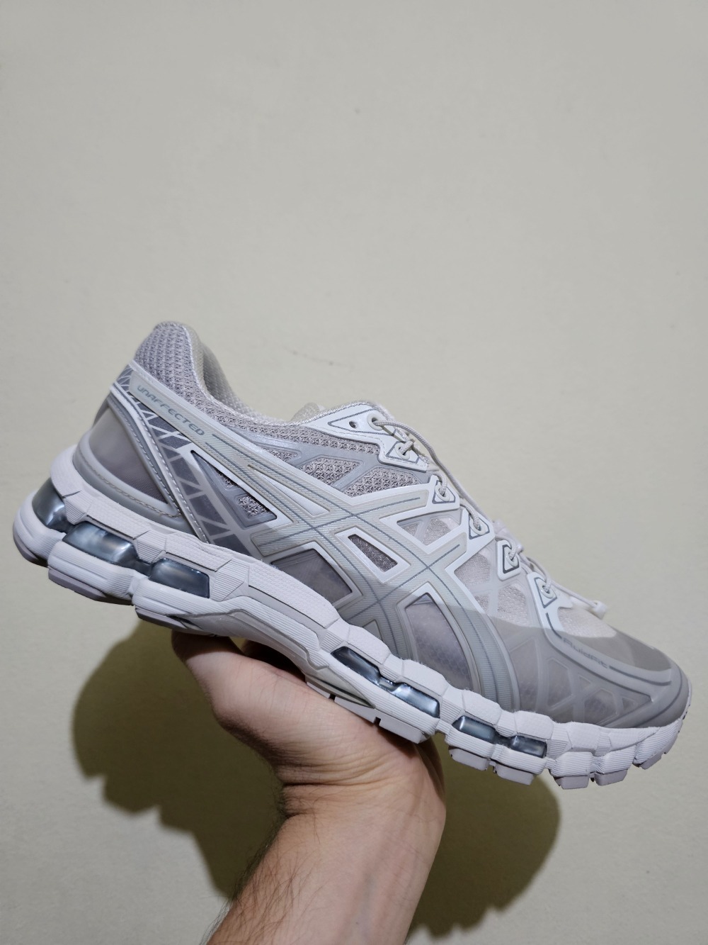 Unaffected x Asics Gel-Kayano 20 Cream Lake Grey