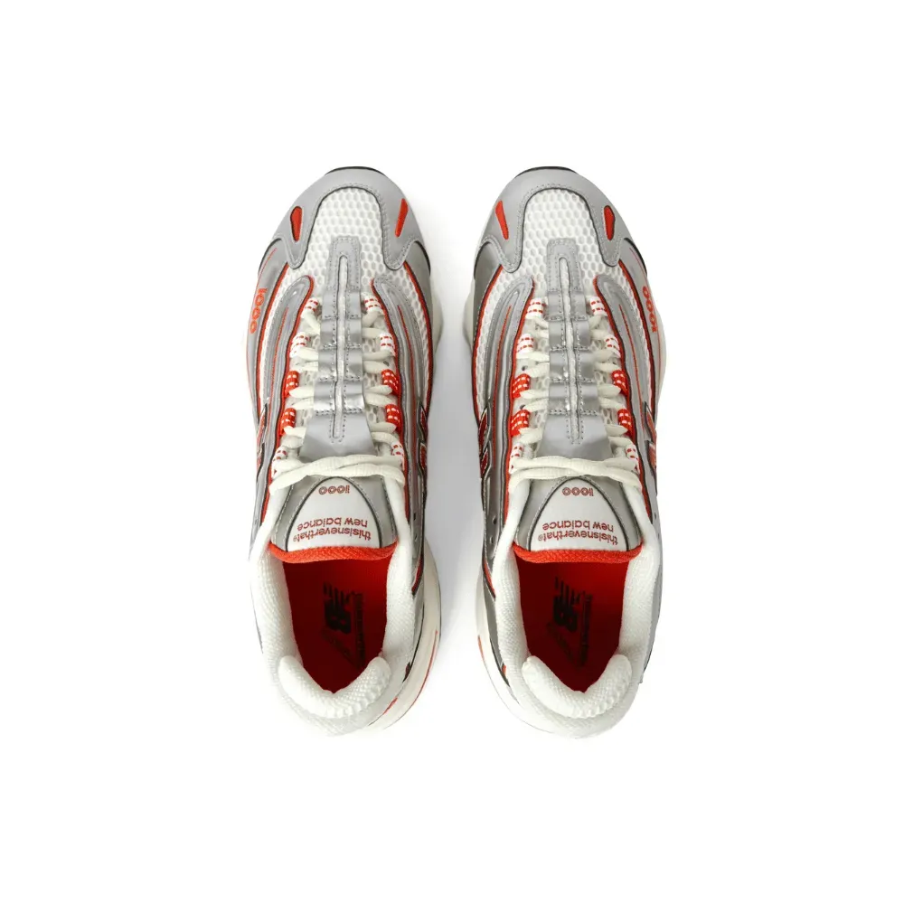 thisisneverthat x New Balance 1000 Metallic Silver Red - Droper