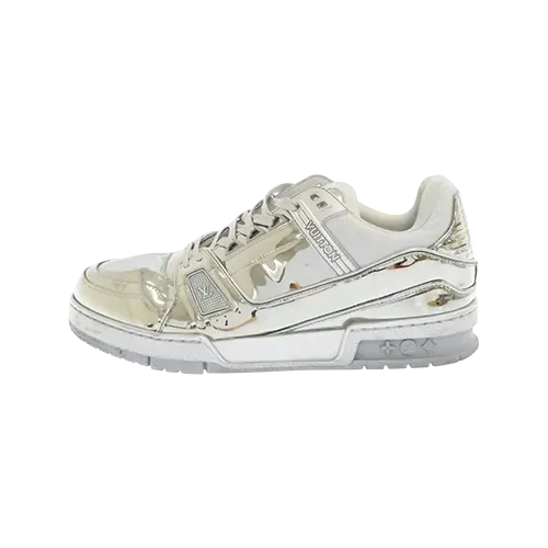 Louis Vuitton LV Trainer Silver Metallic