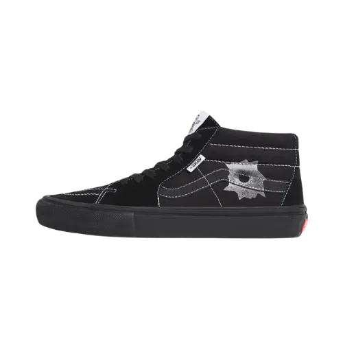 Nate Lowman x Supreme x Vans Skate Grosso Mid Black