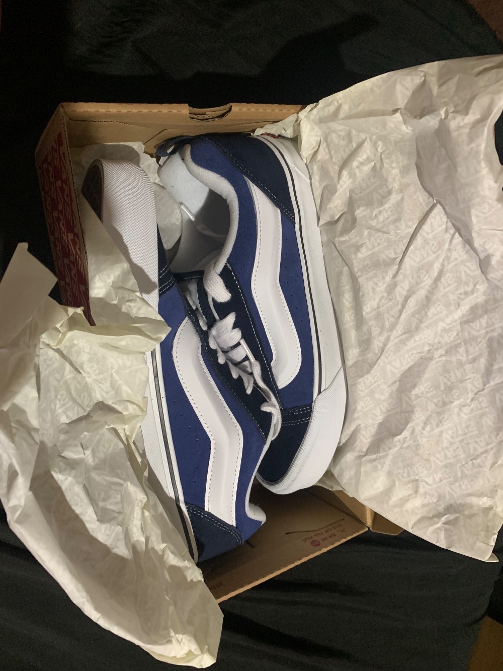 Vans Knu Skool Navy True White — 43, Novo