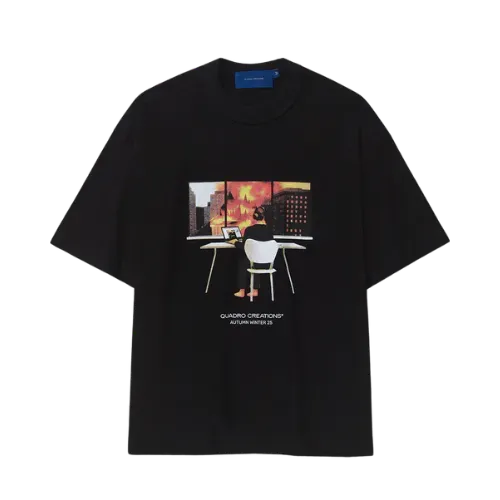 Tricô Quadro Creations Execs Black - Droper
