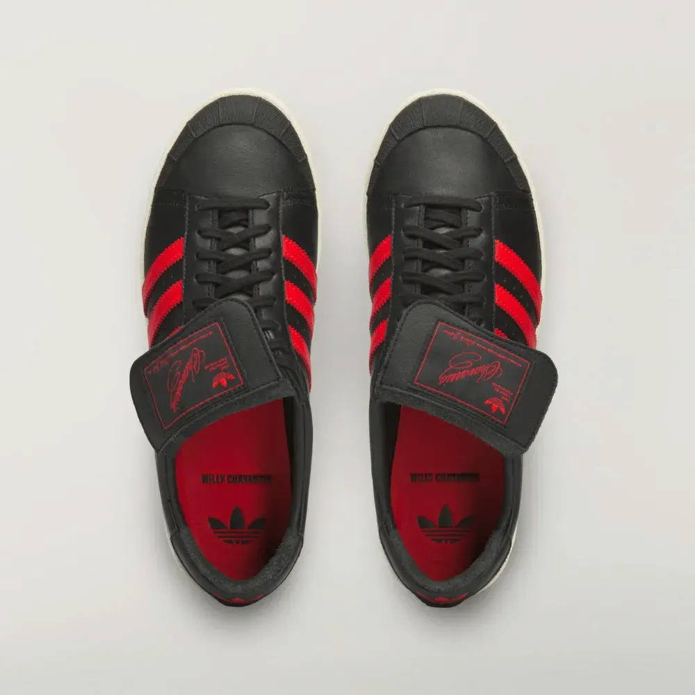 Willy Chavarria x Adidas Jabbar Low Core Black Red - Droper