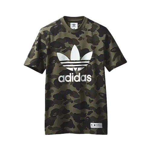 BAPE x adidas Camiseta adicolor Olive Cargo
