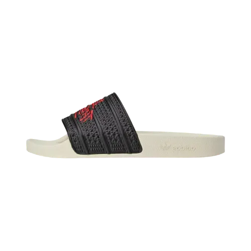 100 Thieves x adidas Adilette Core Black Red