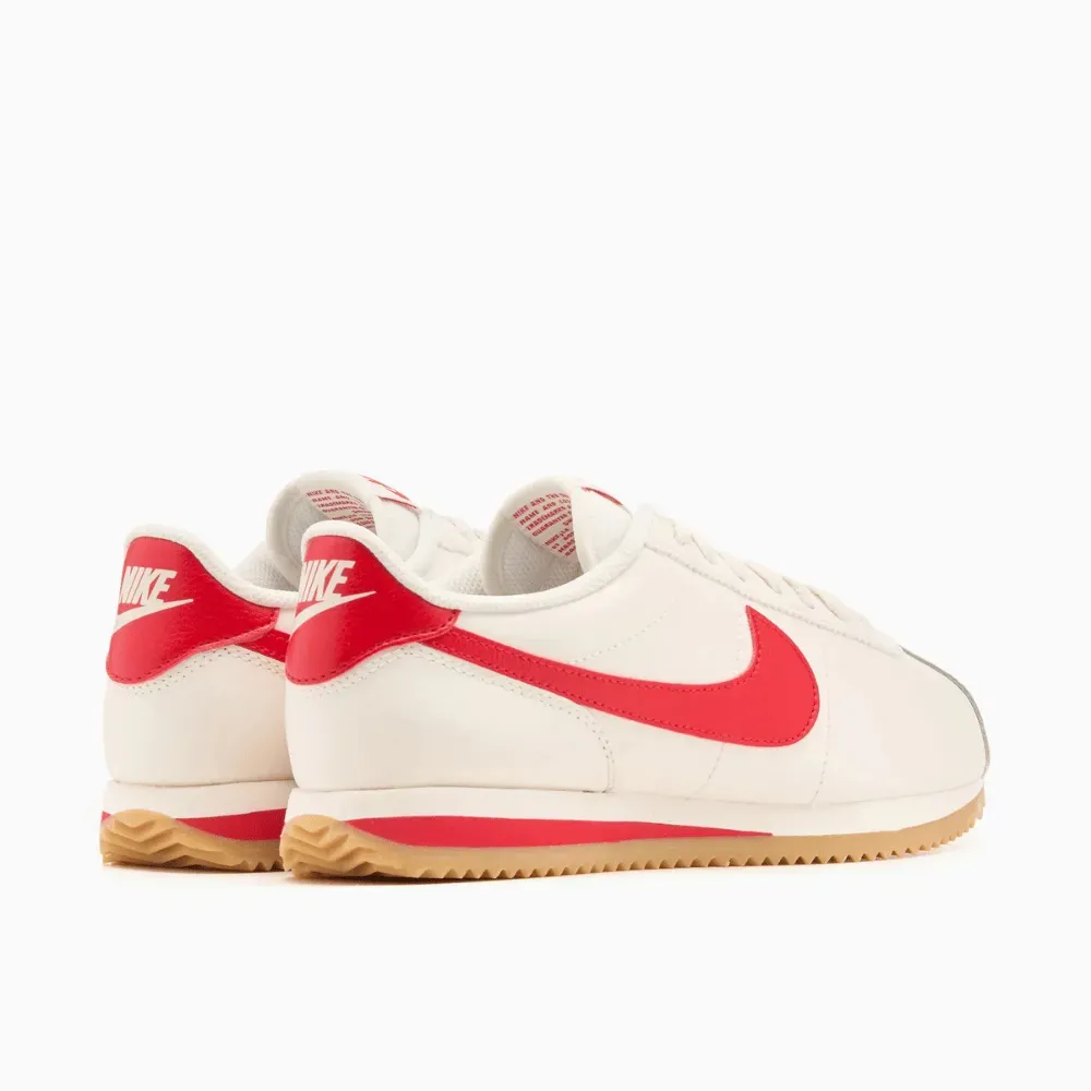 Nike Cortez Leather Sail Gum Yellow University Red foto 4