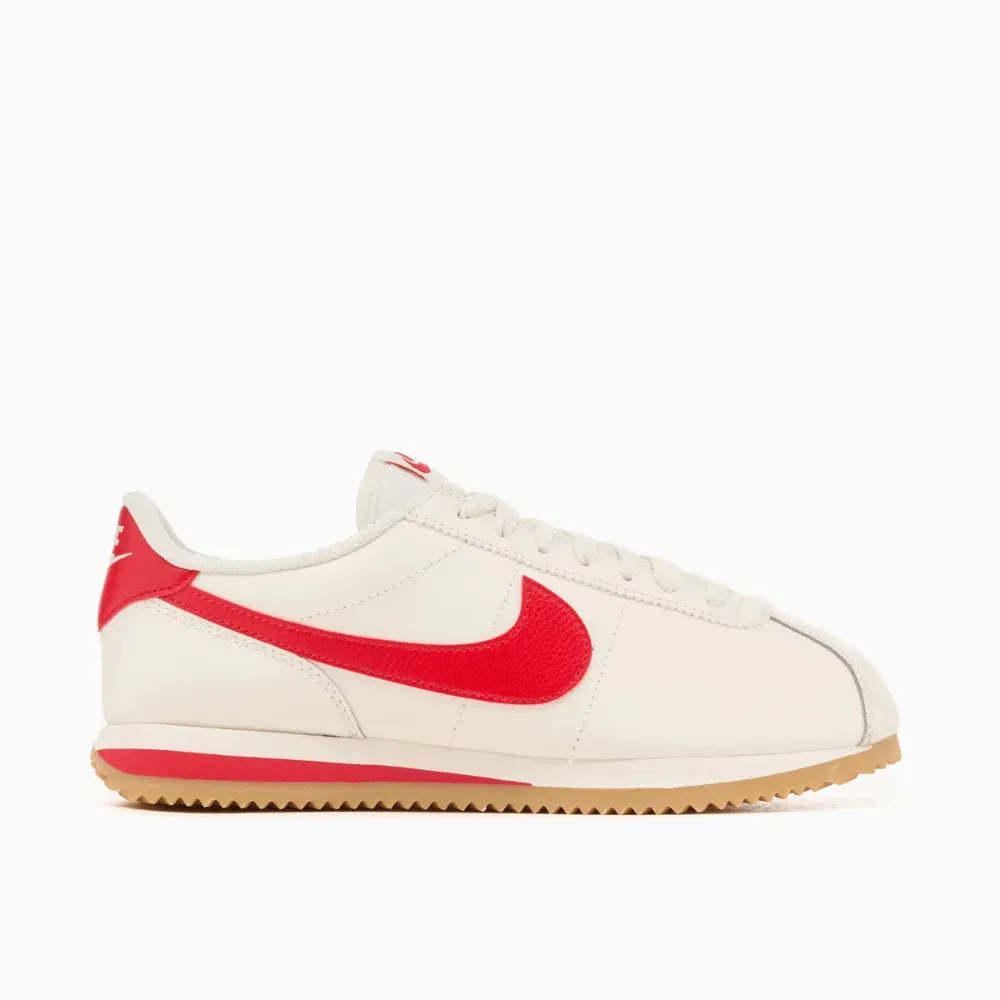 Nike Cortez Leather Sail Gum Yellow University Red foto 1