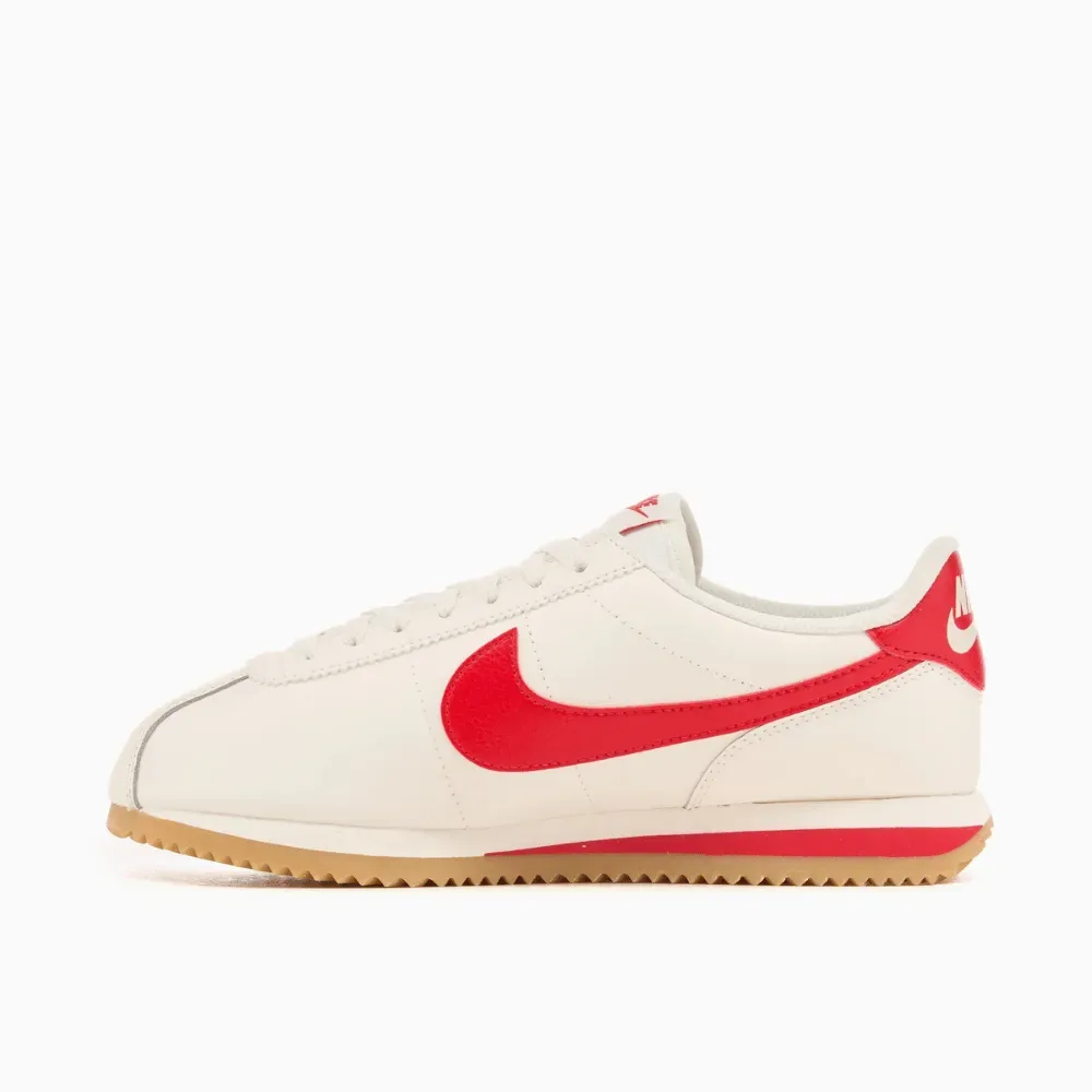 Nike Cortez Leather Sail Gum Yellow University Red foto 3