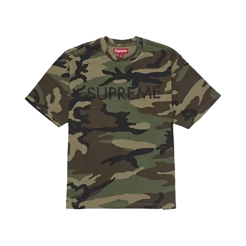 Camiseta Supreme Capital Top Woodland Camo