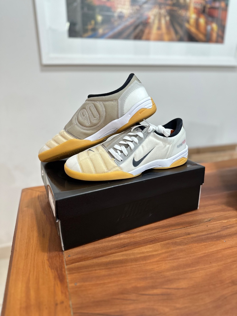 Nike Total 90 White Black — 44, Novo