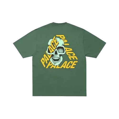 Camiseta Palace P3 Skull Racey Green