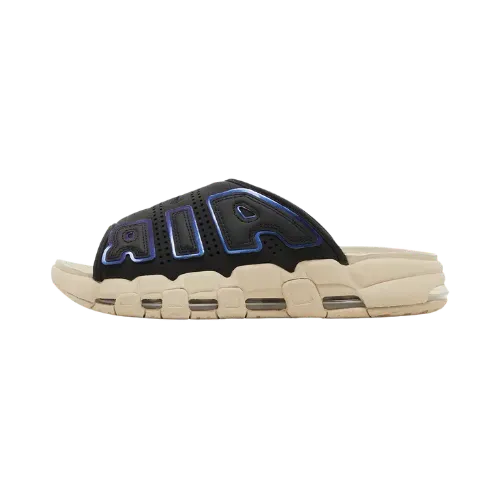 Nike Air More Uptempo Slide Black Black Sole - Droper