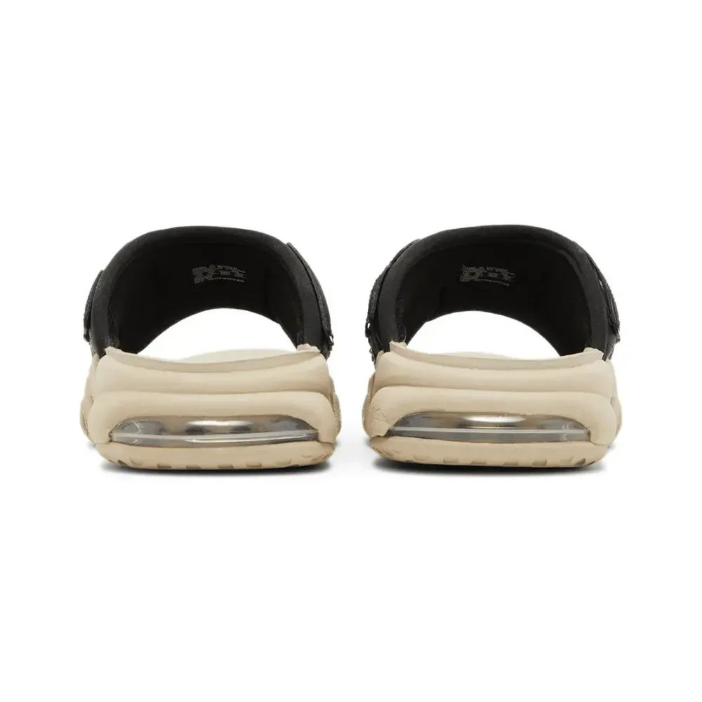 Nike Air More Uptempo Slide Black Sanddrift Iridescent - Droper