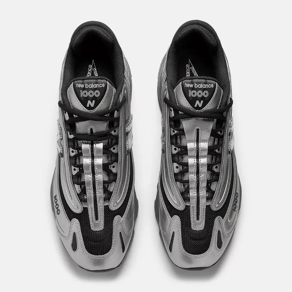New Balance 1000 Silver Metallic Green - Droper