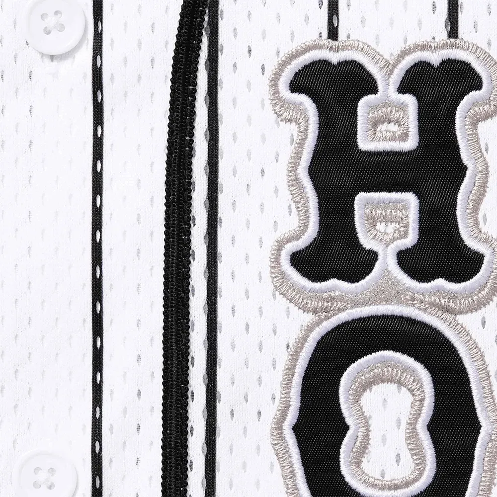 Homerun x Supreme Camiseta Baseball Jersey Stripe White - Droper