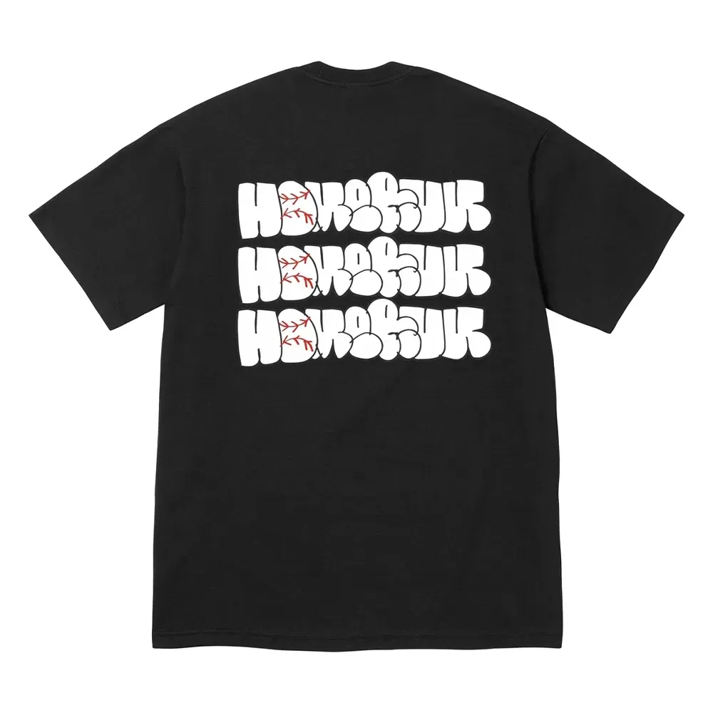 Homerun x Supreme Camiseta Black - Droper