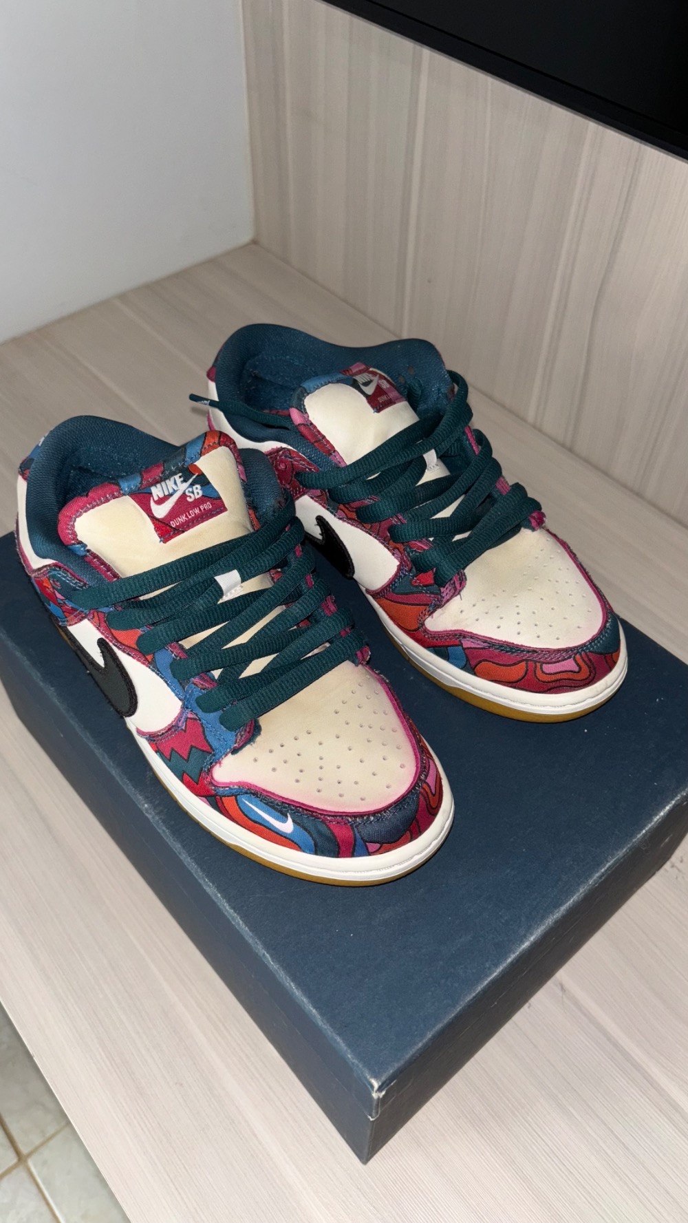 Parra x Nike SB Dunk Low Pro Abstract Art — 39, Usado