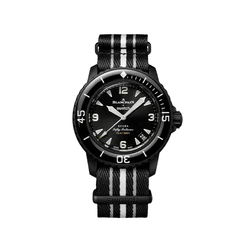 Blancpain x Swatch Relógio Scuba Fifty Fathoms Ocean of Storms