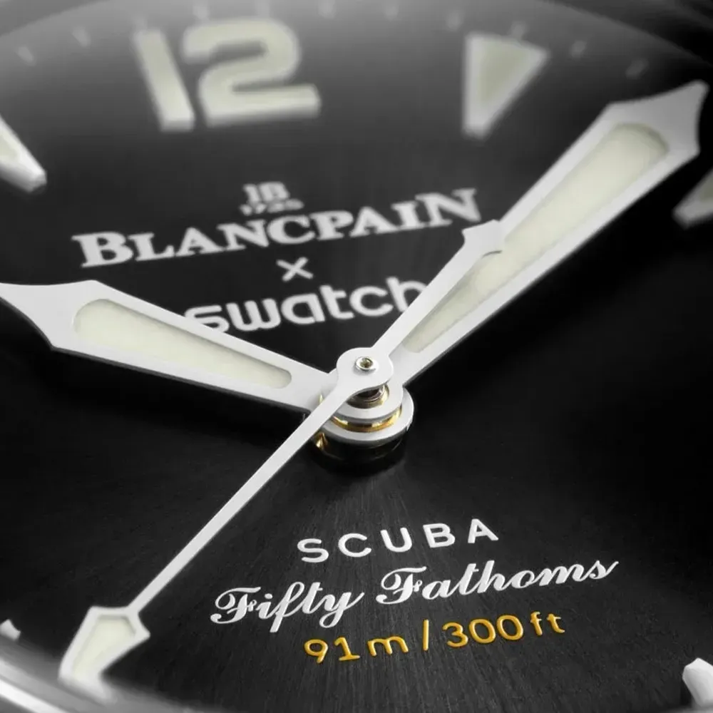 Blancpain x Swatch Relógio Scuba Fifty Fathoms Ocean of Storms