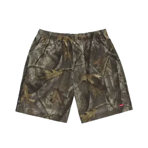 Short Supreme Small Box Baggy Mesh Realtree Hardwoods Camo (SS25