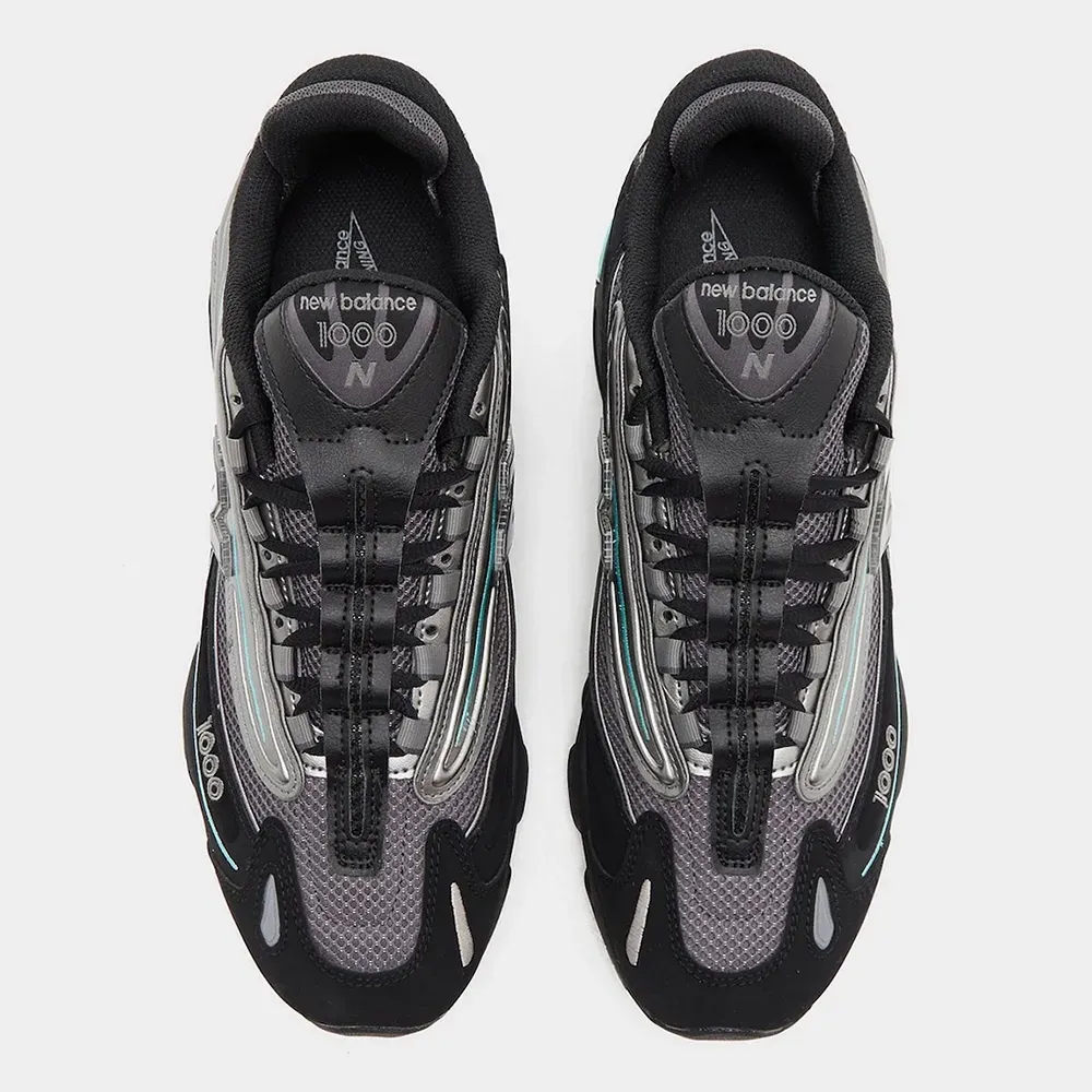 New Balance 1000 Black Teal - Droper