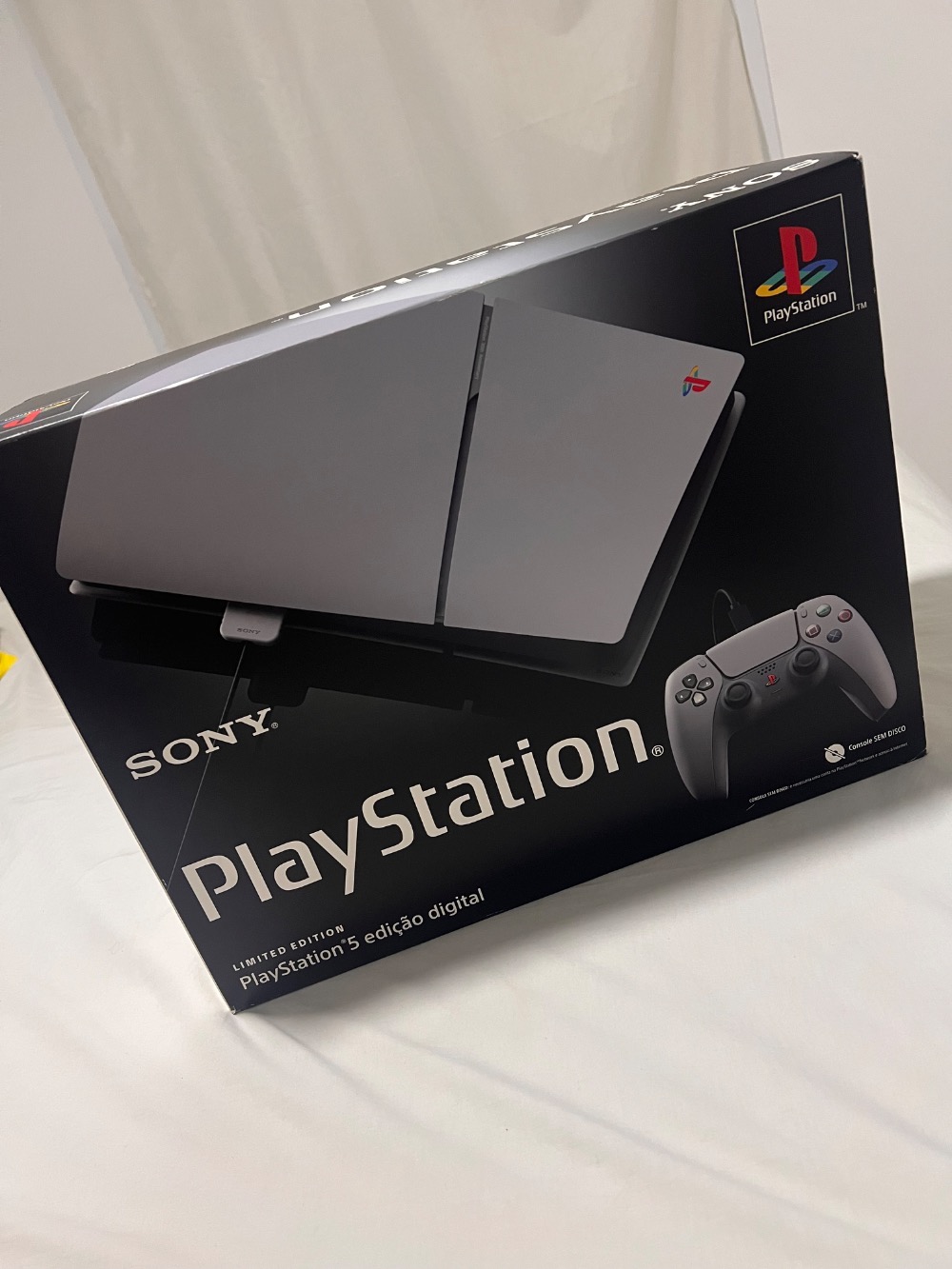 Pacote Sony PlayStation 5 Slim Digital 30º Aniversário Edição Limitada