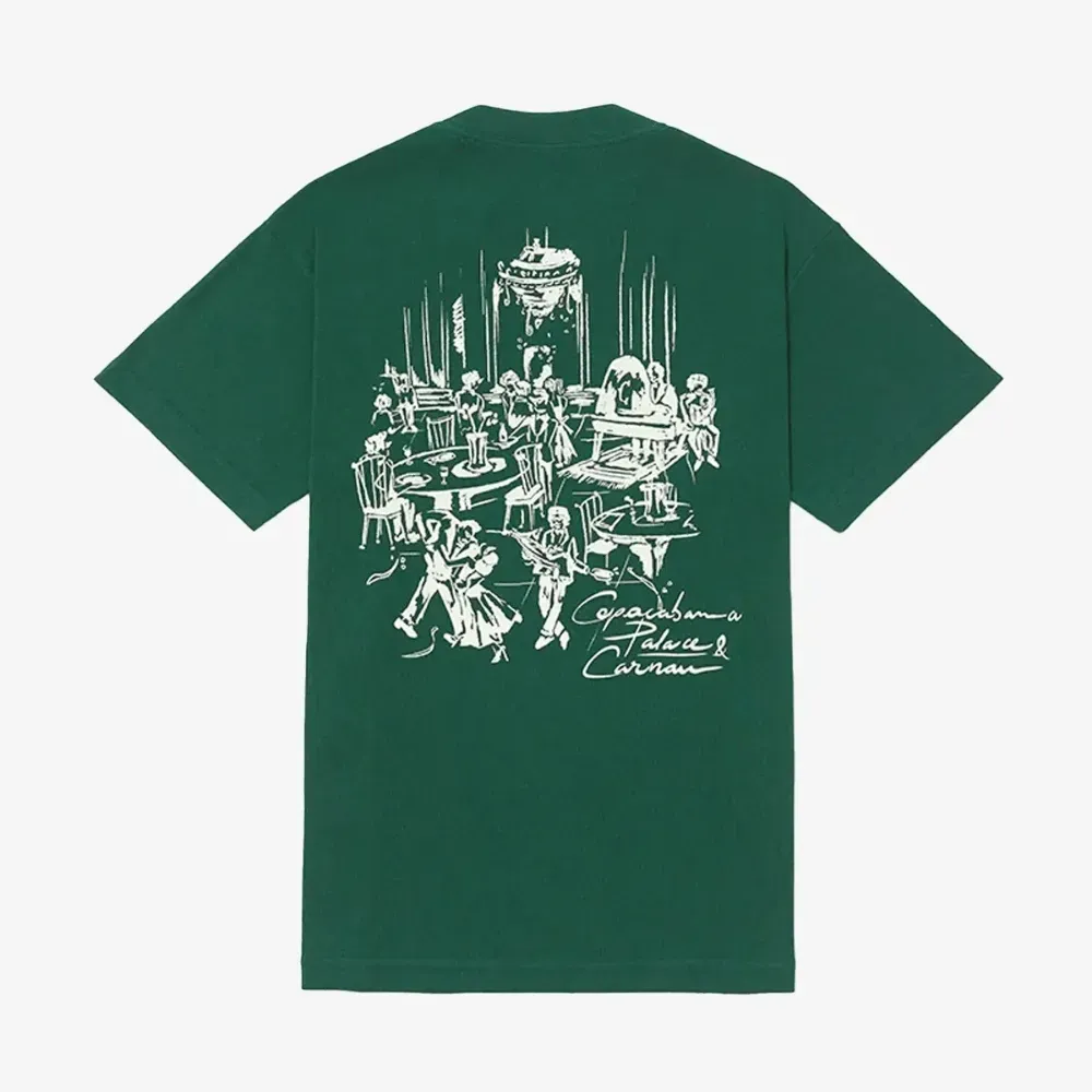Copacabana Palace x Carnan Camiseta Celebration Heavy Green - Droper