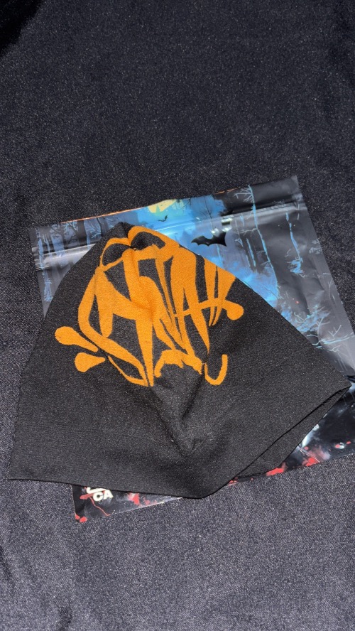 Touca Syna World Syna Big Logo Skull Black Orange