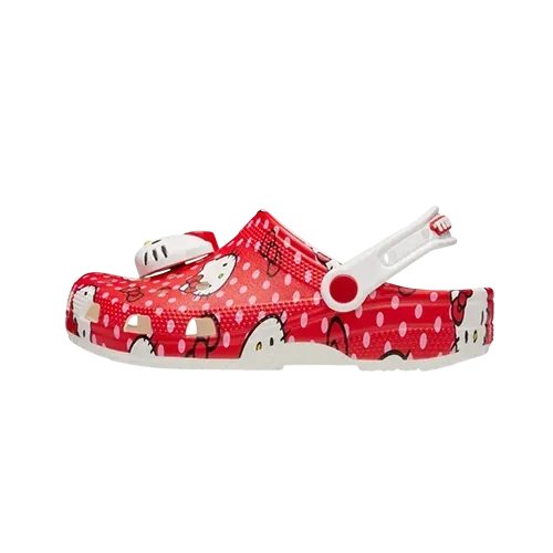 Crocs Classic Clog Hello Kitty Red Polka Dots