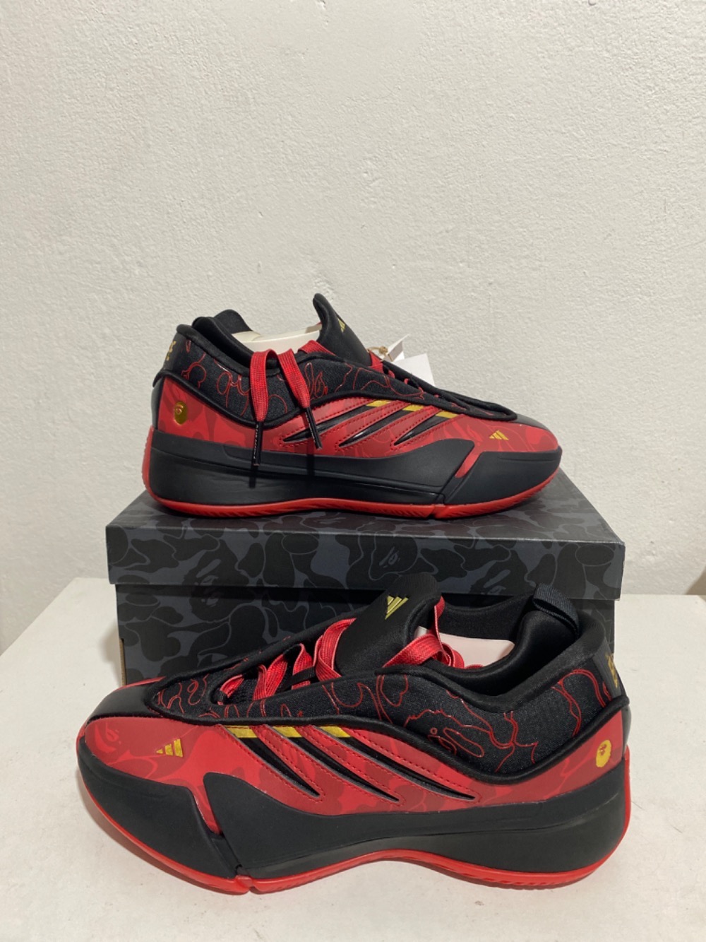 BAPE x adidas Dame 9 Better Scarlet