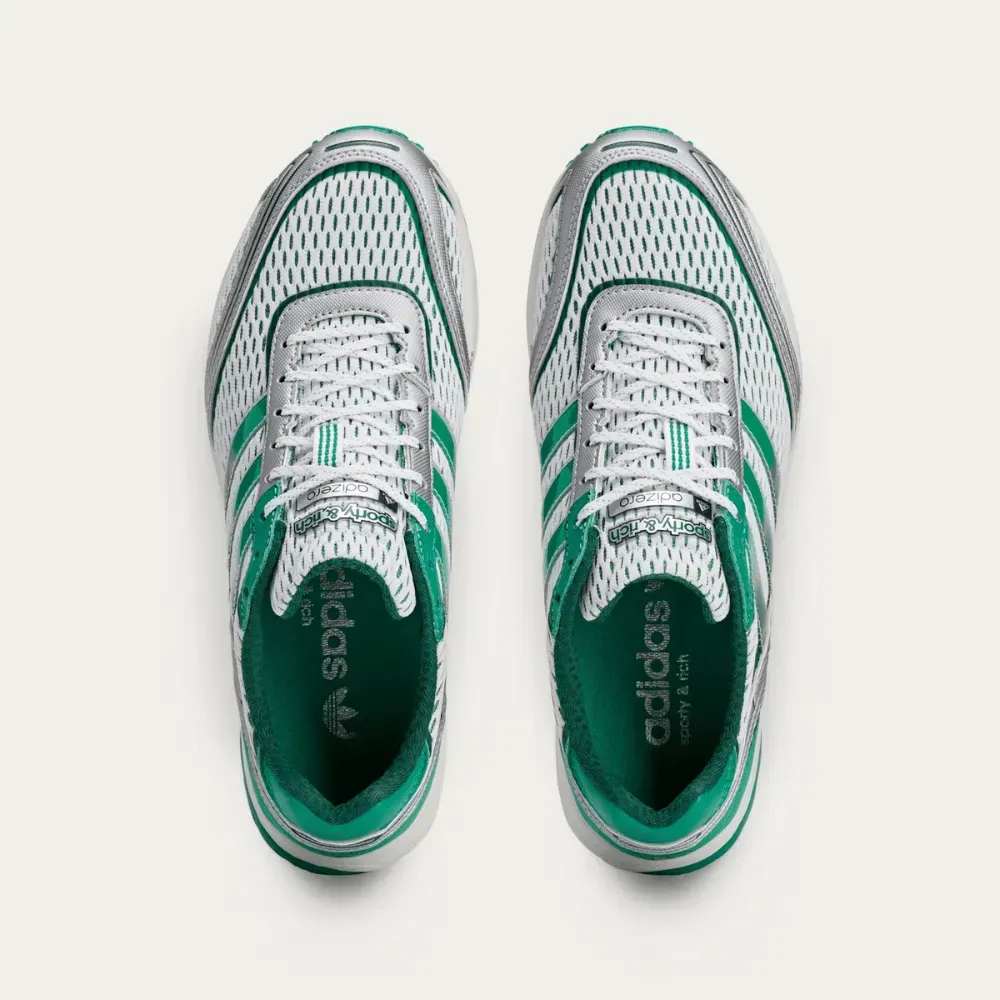 Sporty & Rich x adidas Adizero Adios Cloud White Court Green Cloud