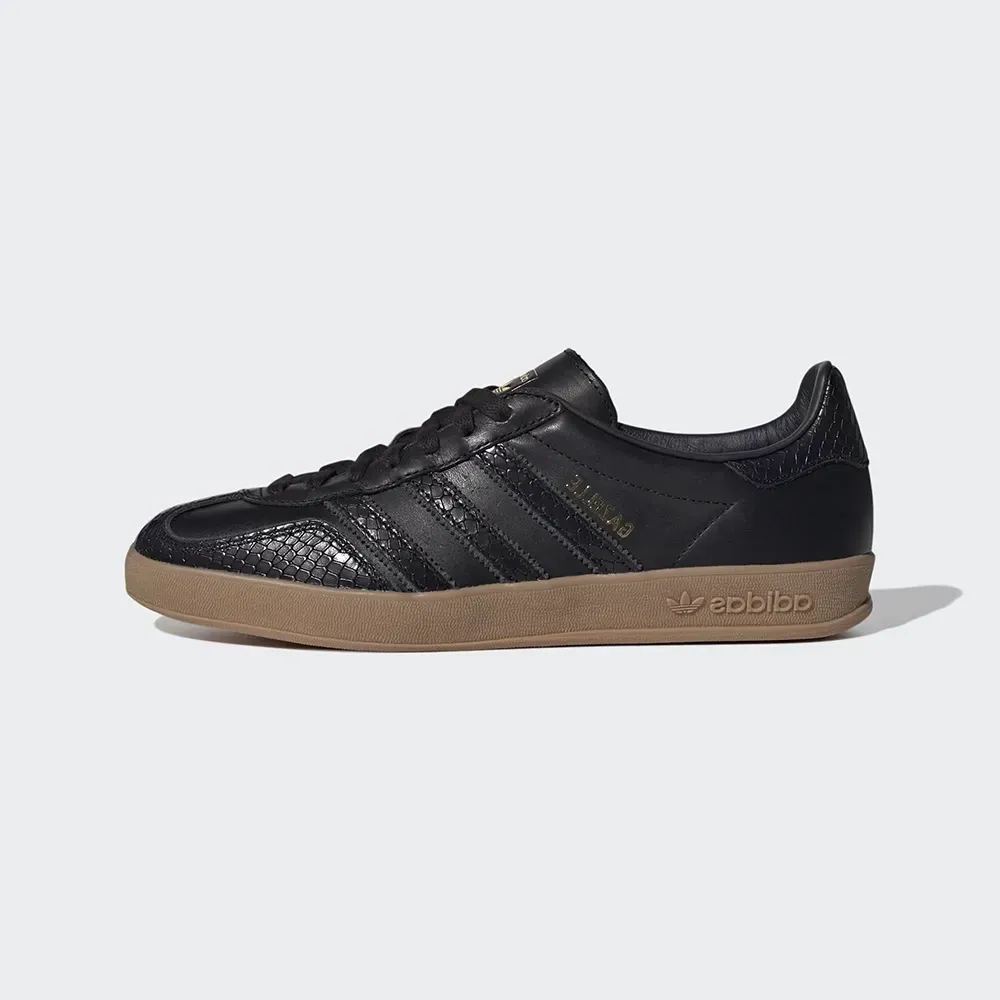 adidas Gazelle Indoor Core Black Snakeskin - Droper