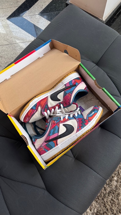 Parra x Nike SB Dunk Low Pro Abstract Art — 42, Usado