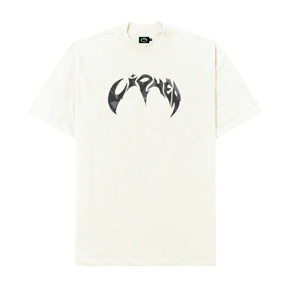 Camiseta CIPHER Camo Off White — XG, Novo