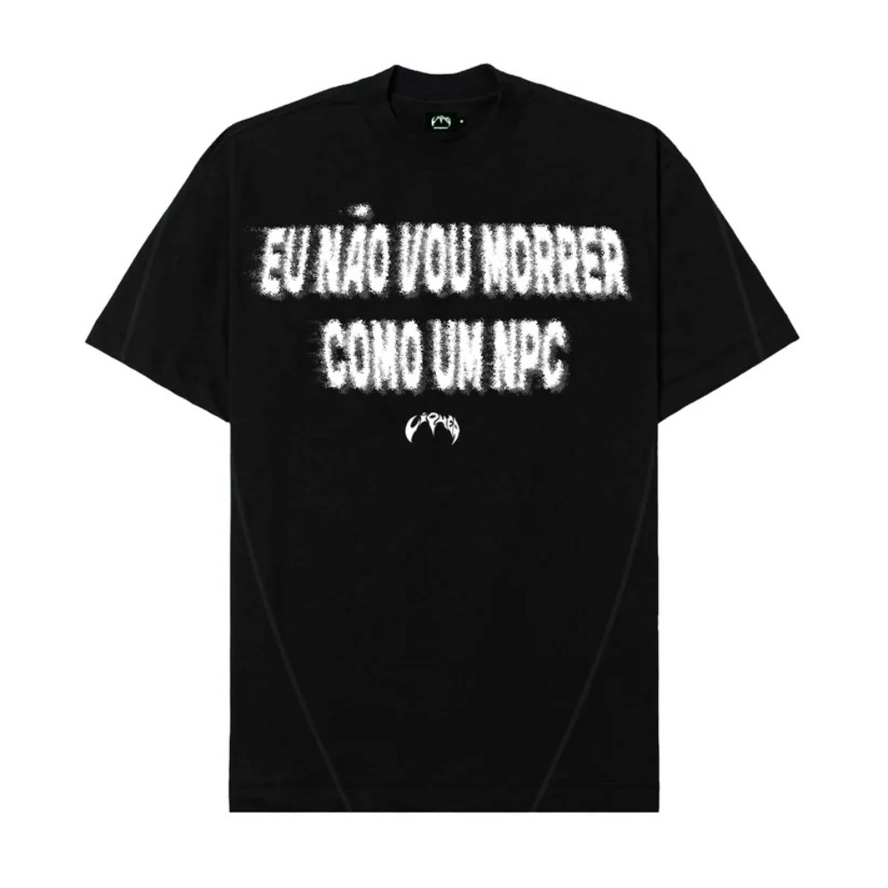 Camiseta CIPHER NPC Black — G / XG, Novo