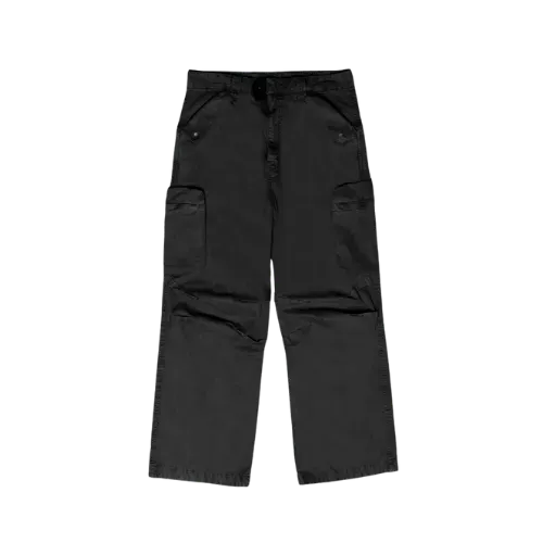 Calça Quadro Creations Dyer Wide Stoned Preto
