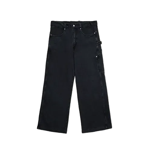 Calça Quadro Creations Fixer Straight Stoned Black