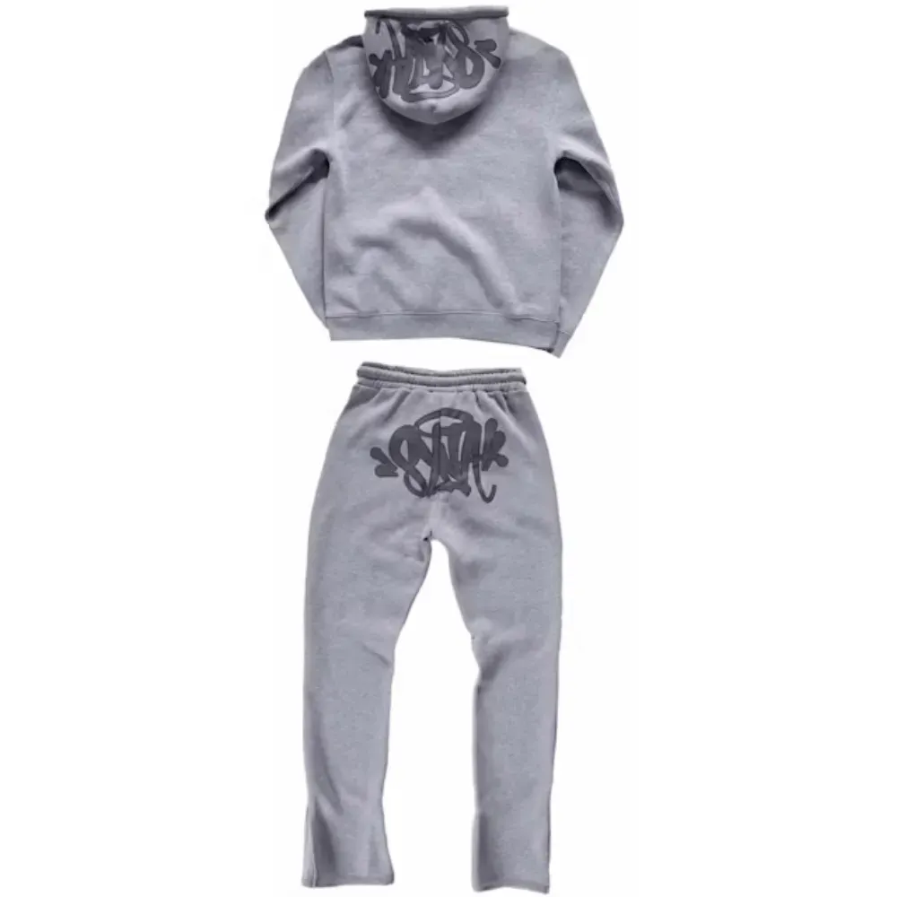 Set Syna World Logo Tracksuit Grey - Droper