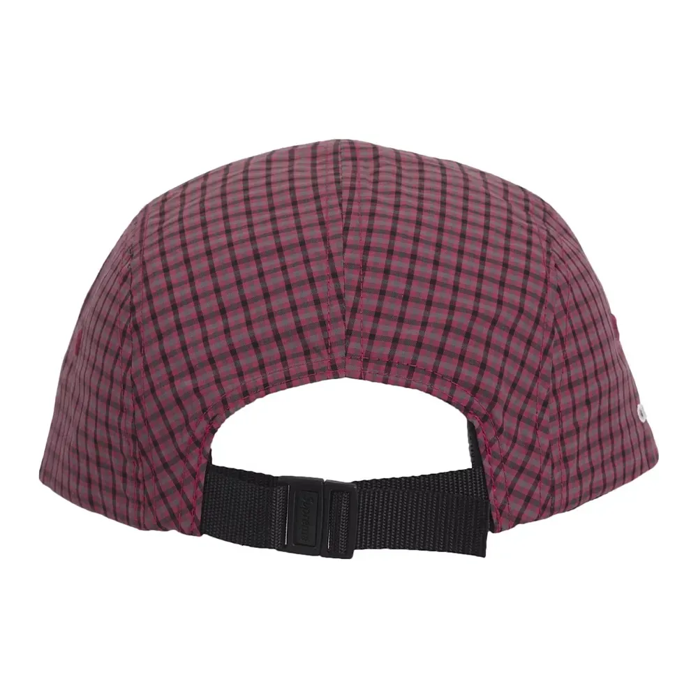 Boné Supreme Cordura Plaid Camp Cap Red - Droper