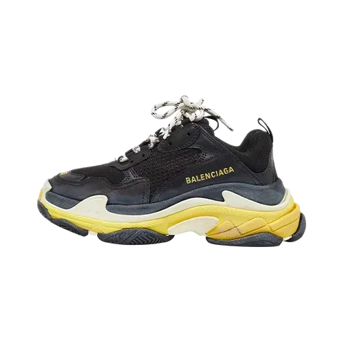 Balenciaga Triple S Black Yellow White