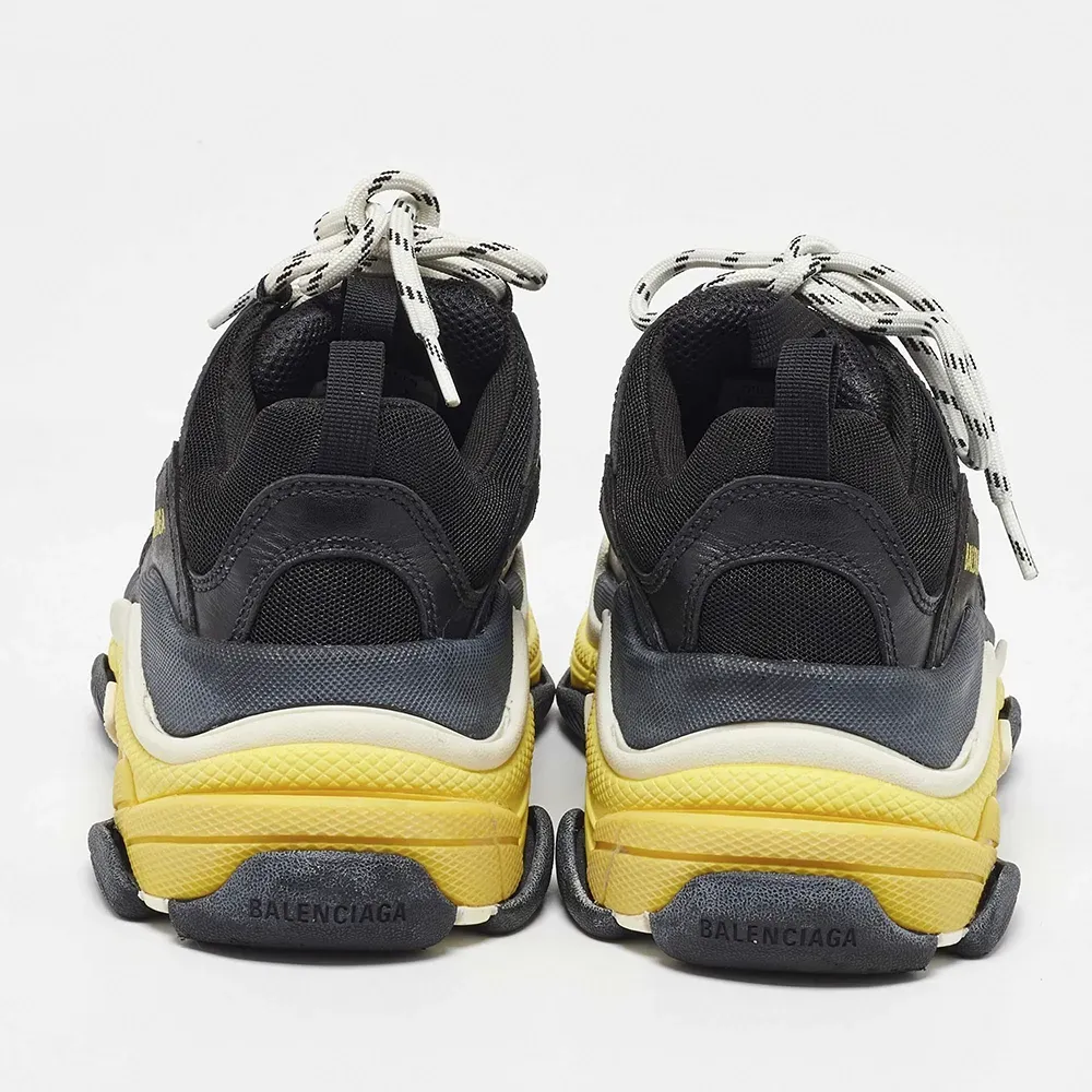Balenciaga Triple S Black Yellow White foto 2