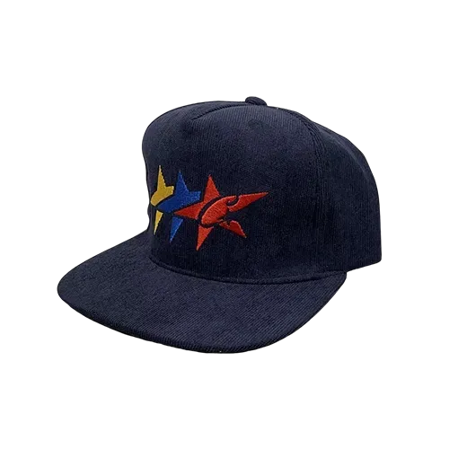 Boné Corteiz C-Star Corduroy Trucker Navy